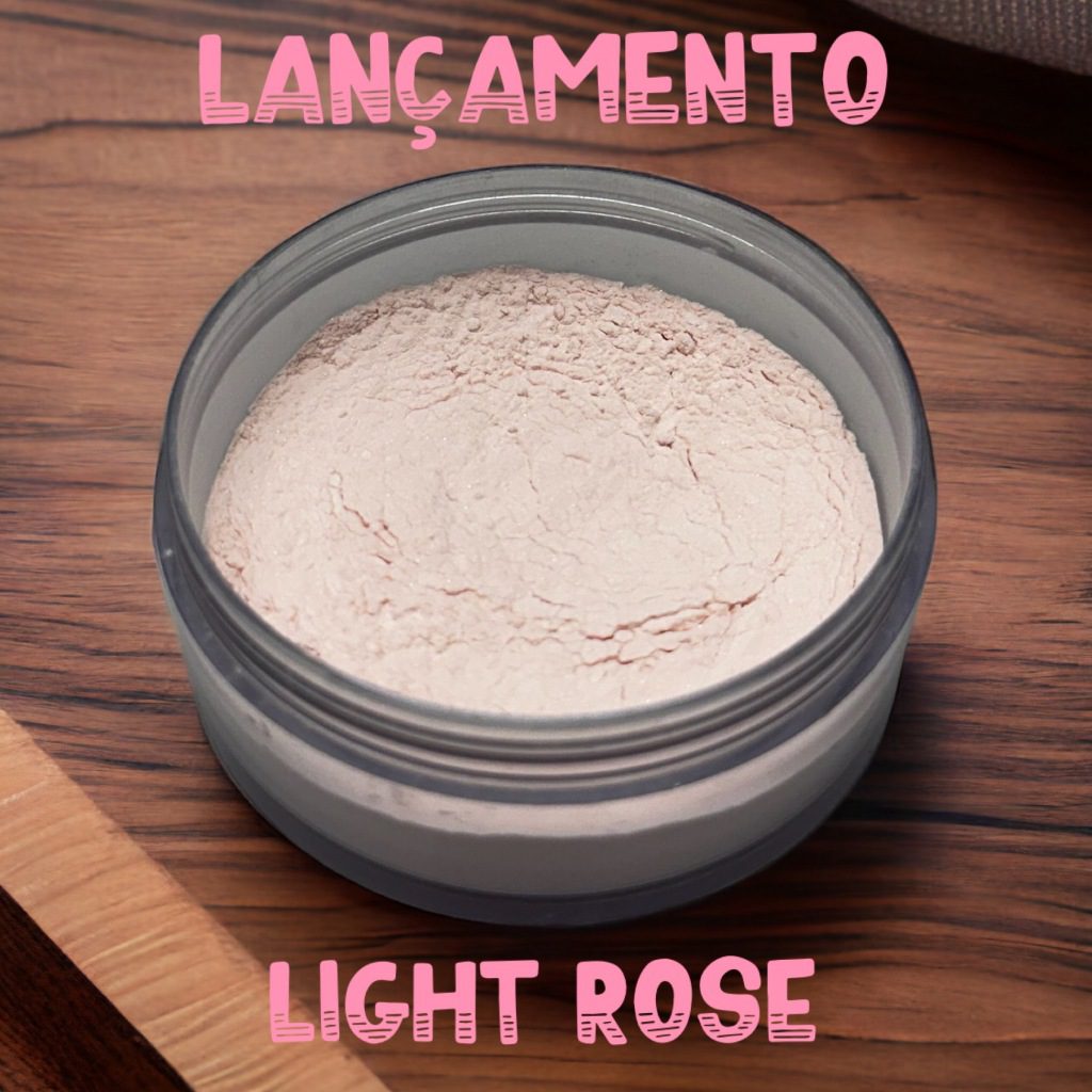 PÓ SOLTO LIGHT ROSE 15g - HOSHI MAKEUP