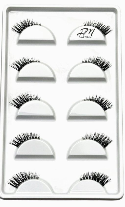Cartela de Cilios Postiços 5 pares modelo Cilios de Canto - Hoshi Makeup