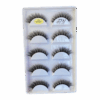 Cartela de Cilios Postiços 5 pares modelo X08A 3D - Hoshi Makeup