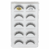 Cartela de Cilios Postiços 5 pares modelo X20 3D - Hoshi Makeup