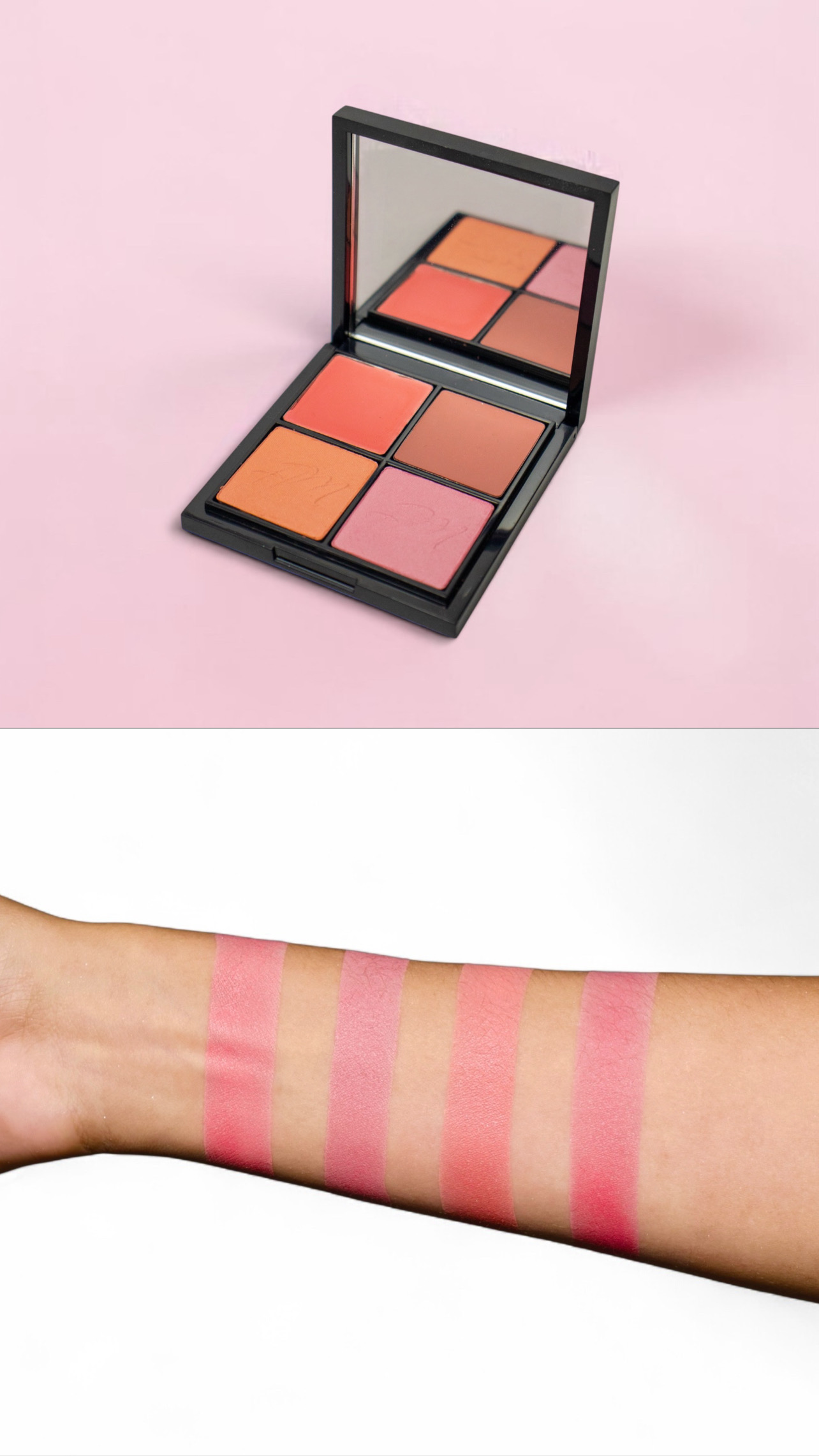 Paleta De Blush Sunset Ember Hoshi Makeup