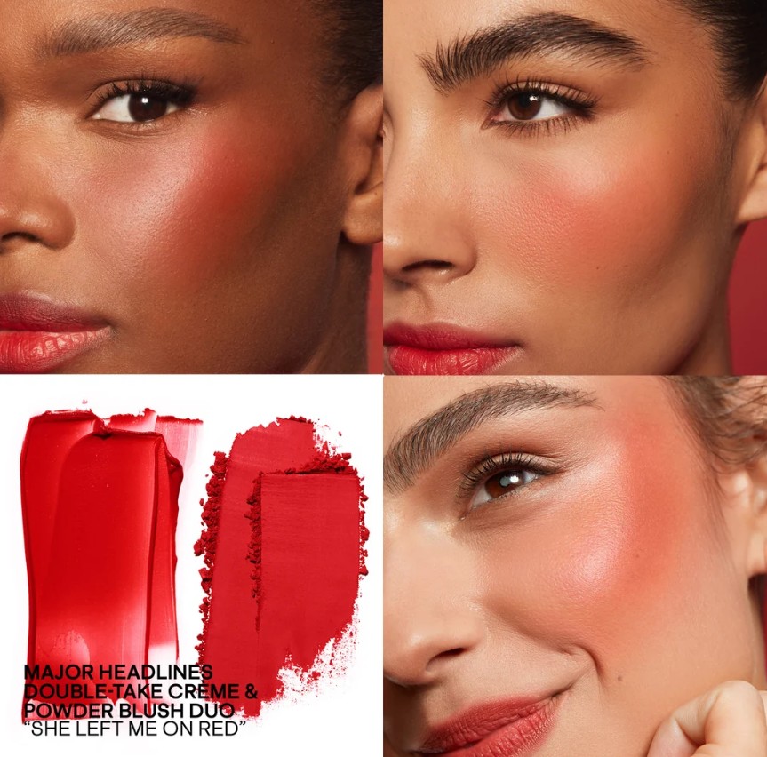 Patrick Ta Major Headlines Cor She Left Me On Red Double Take Creme Powder Blush Duo